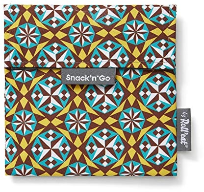 Roll'eat ®Snack'n'Go Tiles | Wiederverwendbarer und Ökologischer Snackhalter ohne BPA, Gòtic