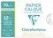 Clairefontaine 96852C Mappe Transparentpapier (DIN A4, 21 x 29,7 cm, 70/75 g, 12 Blatt, ideal für technische Zeichnen) transparent