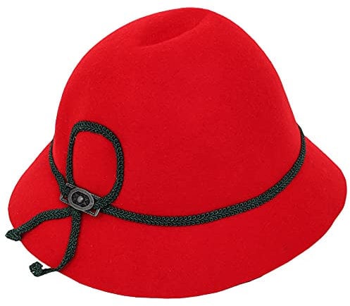 Isar-Trachten Hut für Kinder - Rot Gr. 55