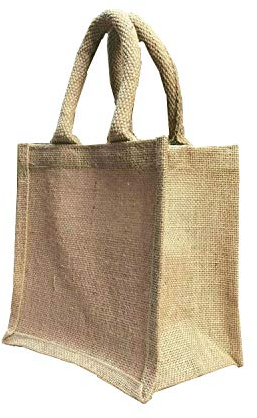 Kleine Jute Jute Lunchtasche, Natur, Multipack 1, 3, 5, 10, 20 Stück, Jute, natur, 20x20x13 cm