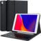 CHESONA Keyboard Case for iPad 9th Generation 2021 10.2 Inch, Detachable Wireless with Pencil Holder Stand Folio Keyboard Cover for iPad 9th Gen/8th Gen/7th Gen 10.2 (Black)