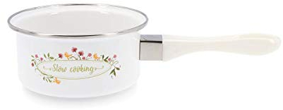 Quid Memory Casserole émail acier 14 cm - 100 cl blanc