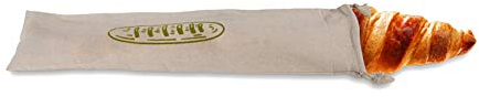 Yehapp Organic Linen Bread Bag, Reusable Drawstring Bag for Food Storage, Bread and Wand