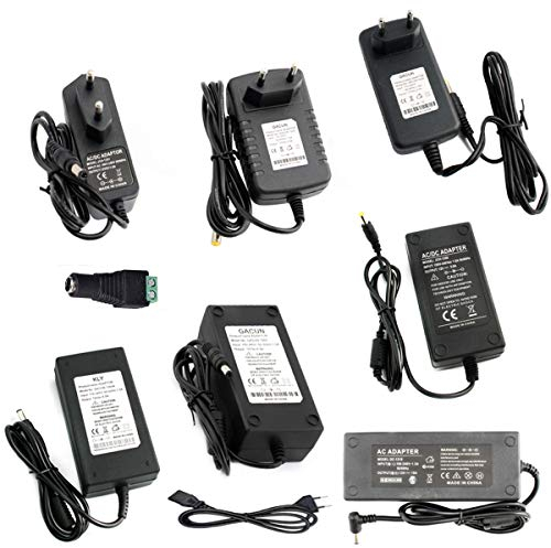 FOLGEMIR 12V 4A 48W Netzteil, AC 110V - 240V Ladegerät, universal Transformator Trafo Netzadapter für LED Strip Streifen SMD 5050/3528/5630