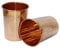 BRACOP® Kupfergläser-Set 2 Stück Wasserbecher Trinkflasche Becher aus reinem Kupfer Glaswaren Ayurveda-geprägtes Glas Wasserkaraffe Moscow Mule-Becher für Saftgetränke