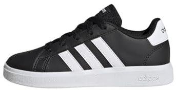 adidas Grand Court Lifestyle Tennis Lace-Up Shoes Tennisschuhe, Core Black/Cloud White/Core Black, 36 EU