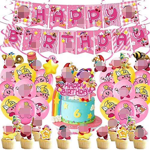 Partydekorationen, Geburtstagsdekorationen, Cartoon Latex Ballon Geburtstag Dekorationen Ballon Geburtstag Party Dekorationen 47 Stück für Jungen und Mädchen Geburtstag