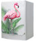 Highdi Waschmaschinenabdeckung Wasserdichter, Staubdicht Sonnenschutz für Frontlader Waschmaschine Staubdichte Staubdichte Abdeckung Waschmaschine Trockner Schutz (XXL-Kapazität 10-12kg,Flamingo 1)