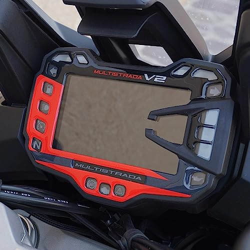 labelbike - Motorrad Armaturenbrett Display Schutzaufkleber Kompatibel mit Ducati Multistrada V2