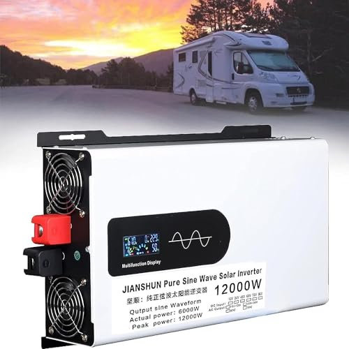 Reiner Sinus KFZ Wechselrichter 5000W 6000W 8000W 10000W 12000W Spannungswandler 12v 24v 48v 60v 72v 96v auf 220v 230v Pure Sine Wave Inverter Converter Auto konverter Adapter LKW (12000W,48Vto220V)