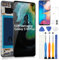 LCD Schermo per Samsung Galaxy S10 Plus S10+ G975F G975U G975A 6,4 LCD Display Touch Screen Assemblea Sostituzione Schermo con Strumenti (Nero con Cornice, Senza Fingerprint Unlocking)