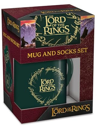 PYRAMID- Lord of The Rings MUG & Sock Set Merchadising, Multicolor, Talla única (GP86919)