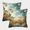ShoraSlvan Jungle Animals Kissen Bezug 2er Set Kissenbezüge Wohnzimmer Kissenhülle Sofakissen Polyester Polster Textil Für Sofa Bett Garten Balkon Kinderzimmer Zierkissen 45x45cm