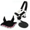 Hobby Horse Zubehör-Set für Hobby Horse, schwarz, mit Führstrick und Insektenmütze, Schwarz und Rosa, für Hobby Horse, Größe A4 und A3