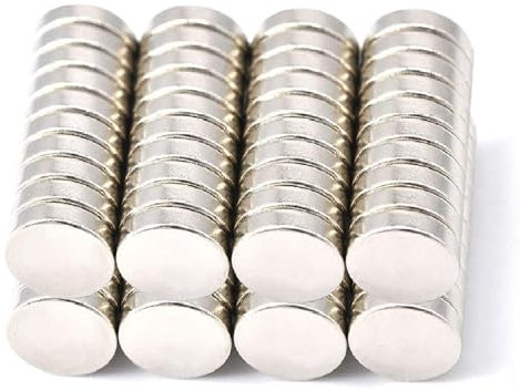 Magenesis 100 Stück Neodym Magnete 10x2mm Mini Magnete Extrem Stark ca. 2 Kilo Haftstärke