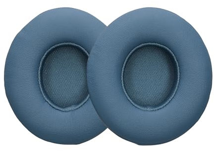 kwmobile Ear Pads Compatible with Beats Solo 4 Earpads - 2x Replacement for Headphones - Blue