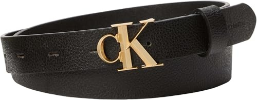 Calvin Klein Damen Facet Ck Buckle Pebble Strap 25m Lv04f7060g Belts