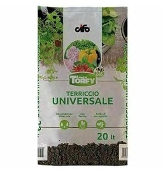 Terriccio Universale Torfy BIO da 20 lt