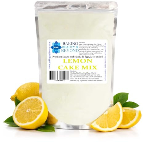 Baking Beauty and Beyond Professional Baking Lemon Cake Mix 500g