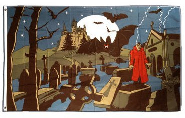Flagge Vampir - 90 x 150 cm