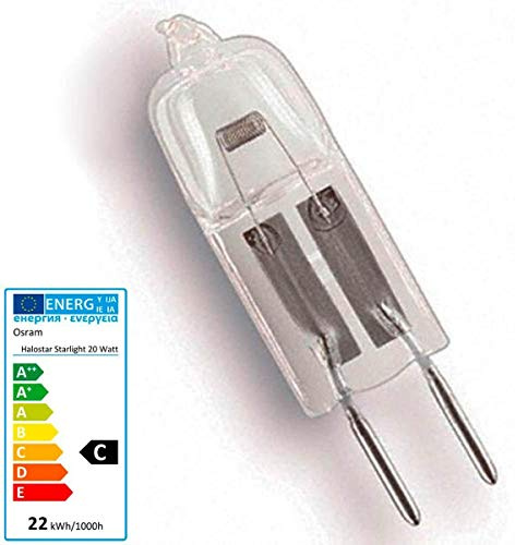 Osram Starlite 64427 S Halogen Light Bulb 20 Watt 12 Volt GY6.35 Pack of 10