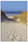 ARTLAND Wanddeko Leinwand Bilder Wandbild 60x90 cm Strand Meer Maritim Küste Düne Gräser Nordsee Himmel Urlaub T1CF