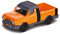 Dickie Toys 203131006 Bob Baumeister Tread Spielzeugauto mit Freilauf und beweglichen Teilen, 1:64, Orange, 7 cm