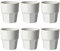 omada Design 6 verres à boissons de 30 cl pour vos long drink en plastique 9 cm de hauteur, incassables,forme octogonale empilables et allant au lave-vaisselle, Ligne Unglassy (6 pièces Blancs)