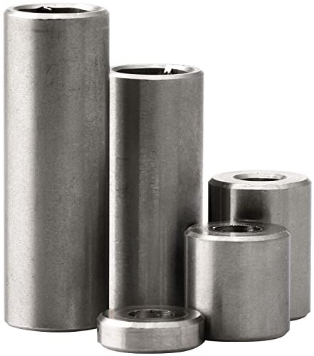 FASTON Edelstahl Distanzhülsen M6 Ø innen 6 mm (4 Stück) Edelstahlhülse Hülsen aus Edelstahl A2 Abstandshülsen Distanzbuchsen Distanzrohr Ø Außen 8 mm Länge 50 mm