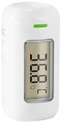 Precitech Stirnthermometer für Erwachsene und Kinder, Infrarot-Thermometer, kleines Format, leicht zu transportieren, sofortige Wiedergabe, helles LCD-Display, 2 Jahre Garantie, 20 Messungen