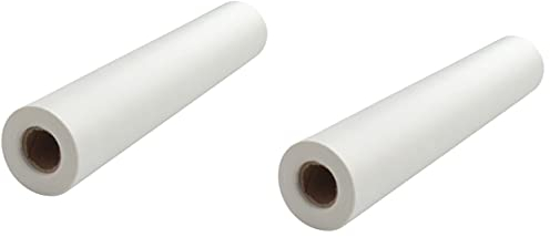 White Tracing & Sketching Paper Roll for Dressmaking Pattern and Sewing 63gsm X 40M X 29.7cm (Pack of 2 X 20M)