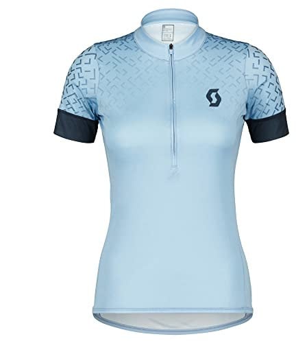 SCOTT Endurance 20 Damen Fahrrad Trikot kurz blau 2022: Größe: L (40/42)