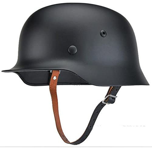 WW2 Schutzhelm WW2 German Elite Wh Army M35 M1935 Helm Mit Canvas Kinnriemenverstellung für Airsoft CS Paintball Jagen und Schießen