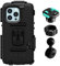 Motorcycle Accessory Bar 8-16mm Mount with Waterproof Case for Apple iPhone 13/13 Pro
