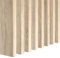KLEMP Freistehende Lamellenwand aus MDF 22x70 mm, vertikale oder horizontale Decken- oder Wandverkleidung, Holzpaneele für Wand und Decke, für Flur, Wohnzimmer, 10 Stück LA702 Sonoma Eiche