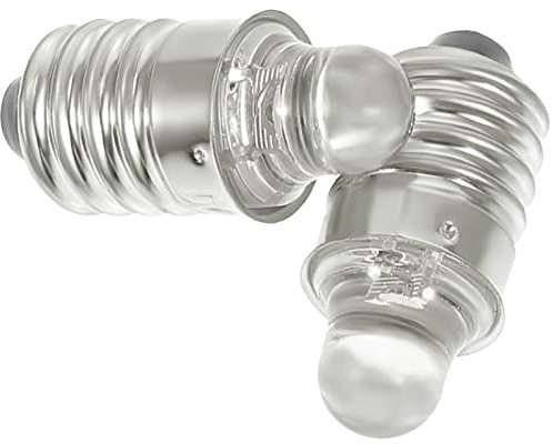 Uonlytech 2 Piezas bombilla de linterna 6v reemplazo de mini bombillas linterna mini as LED para s a de LED ronda as pequeñas Bulbo E10