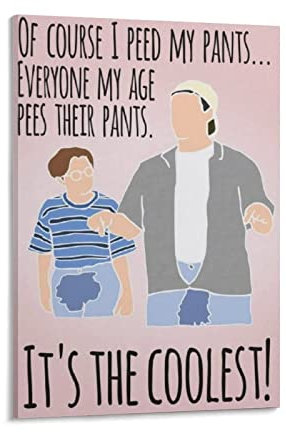 ZHUYING Minimalistische Poster Adam Sandler Poster Billy Madison Druck Home Decor Poster Wandkunst Hängende Bild Druck Dekorative Malerei Poster 30,5 x 45,7 cm (30 x 45,7 cm)