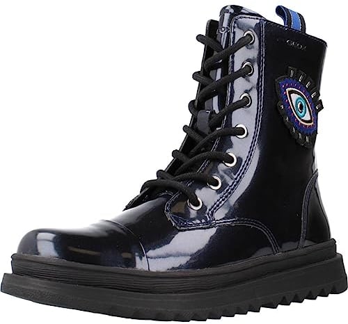 Geox J Gillyjaw Girl, Stivale alla Caviglia, Blu (Navy Bluette), 29 EU