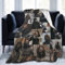 Sebastian Stan & Bucky Barnes Fleece-Überwurf, leicht, superweich, gemütlich, Luxus-Bett-Mikrofaser, mehrfarbig, 125 x 100 cm