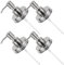Cabilock 4pcs Soap Pump Lid for Jars Easy Install Lotion Dispenser Versatile Pump for Soap Shampoo and More Practical Bathroom Kitchen