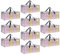 VENO 10 Pack Moving Bags Extra Large Storage Bags, Heavy-Duty Chritsmas Storage Totes, Packing Boxes, and Wardrobe Moving Supplies - Durable Laundry Bags for Clothes (Clear, 10 Pack)