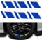 TBSZCM 6pcs Auto-Felgen Streifen,kompatibel mit BMW 5 Series F11 F10 F07 E61 E60,Felgenaufkleber,6-Blue