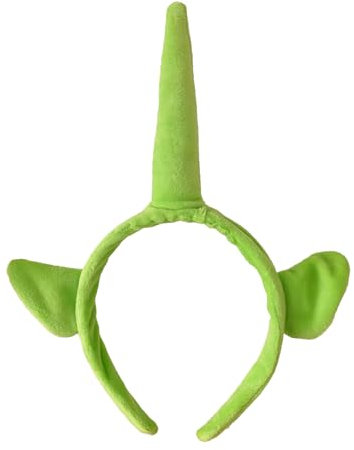 JNAWA Serre-tête en forme de télétubbies - Joli bandeau de dessin animé - Vert - Accessoires de cheveux pour femmes, filles, enfants - Décorations de fête