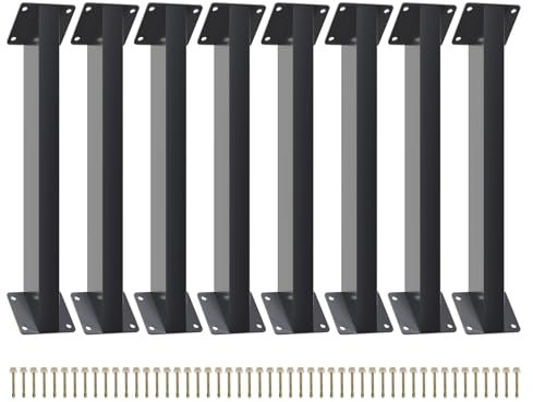 Kinchoix 45°-Winkelstützwinkel, 8 Stück, 45-Grad-Winkel, Eckstreben, Innengelenk für Holzpfosten und Balken, Schreibtischkante, Pergola, Pavillon, DIY-Kit