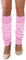 NuJake Leg Warmers In Assorted Colours 1980s Luxurious Girls Cosplay Legwarmer (Baby Pink)