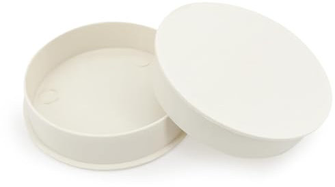 Lüftungsrohr Abdeckung für Muffenstopfen DN 75-65 - Rohr Deckel OD 75mm, Rohrabdeckung Deckel, PVC Abdeckkappe Abwasserrohr Deckel Endkapp, Rohrstopfen Rohrverschlussstopfen für Drainagerohre (2 STK)