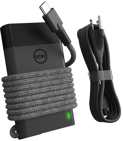 New Slim 65W Watt USB Type C Laptop Charger for HP Spectre X360, Envy X360, HP Computer Chromebook, EliteBook X360, Zbook, ProBook, Elite X2, Quick Charge Travel AC Adapter Power Cable