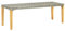 Generisch Gartenbank 80 cm Poly Rattan Grau,jiangboyue-46487
