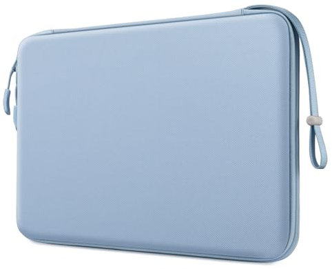 FINPAC Hard Laptop Sleeve Case for 15.3 inch MacBook Air M4 M3 M2 2025 2024, 16.2 inch MacBook Pro M4/M3/M2/M1 Pro/Max A2991 A2780 A2485 A2141, Waterproof Case for Surface Laptop/Book, Ice Blue