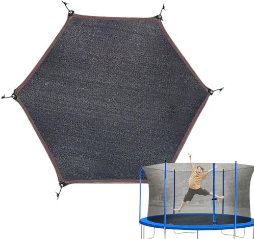 Trampolin Sonnenschutz Abdeckung | Trampoline Überdachung Trampolinzubehör | Sonnenschutz TrampolinZelt Abdeckung | UV-Beständige Sonnensegel